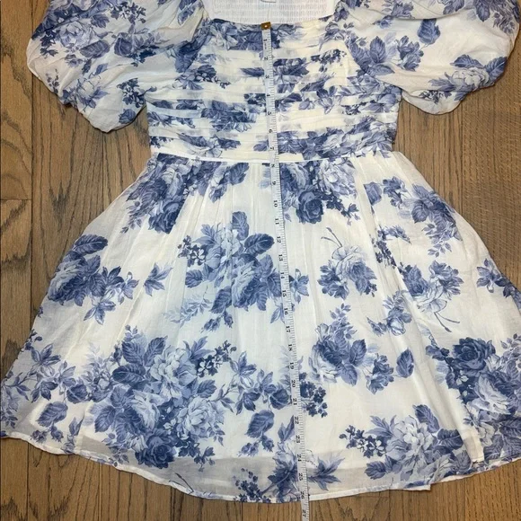 NWT Abercrombie Kids’ Emerson Puff Sleeve Floral Dress Size 11/12 - Picture 7 of 11